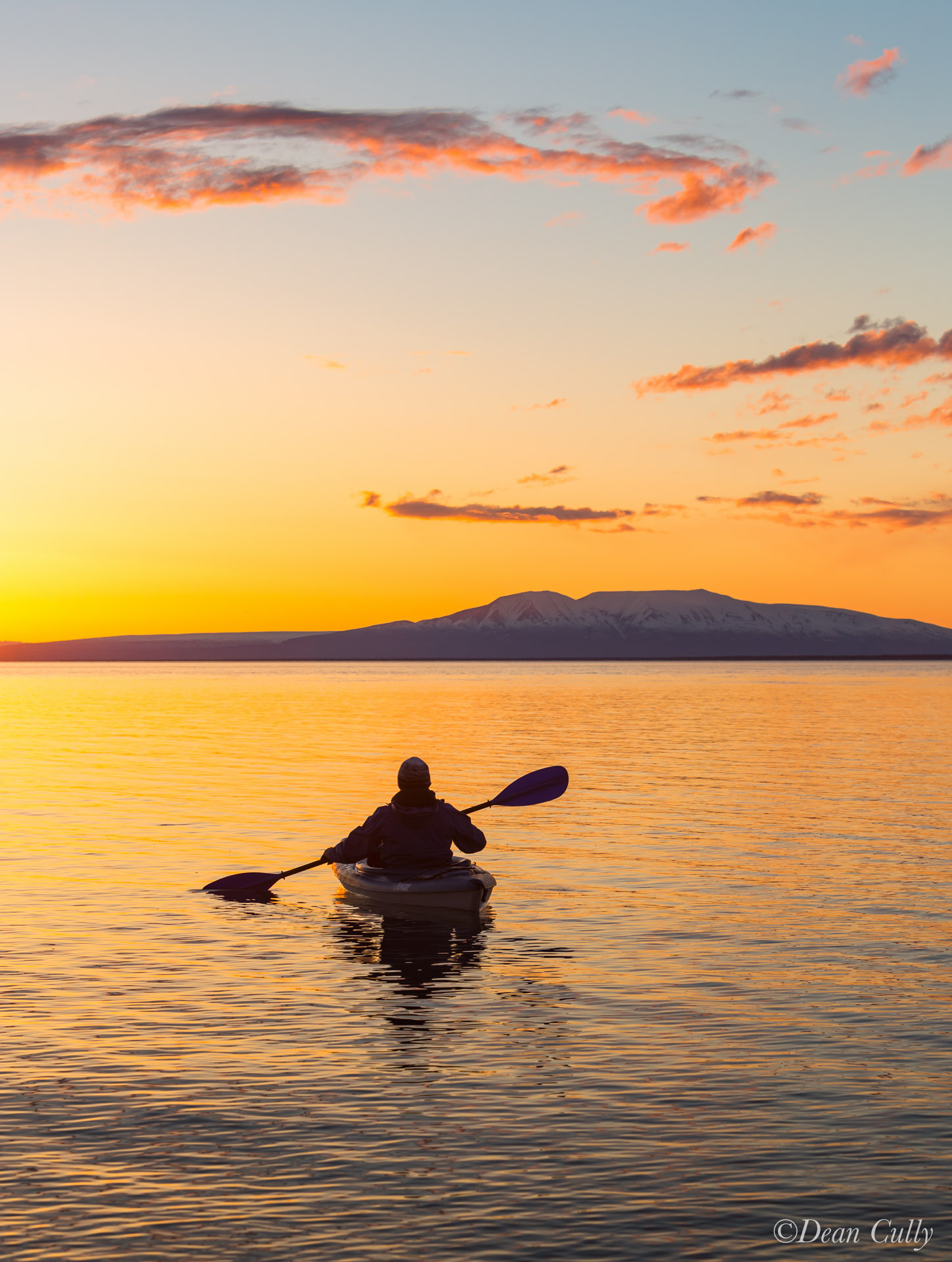 Kayaker on Slack Tide—Anchorage, Alaska  7281