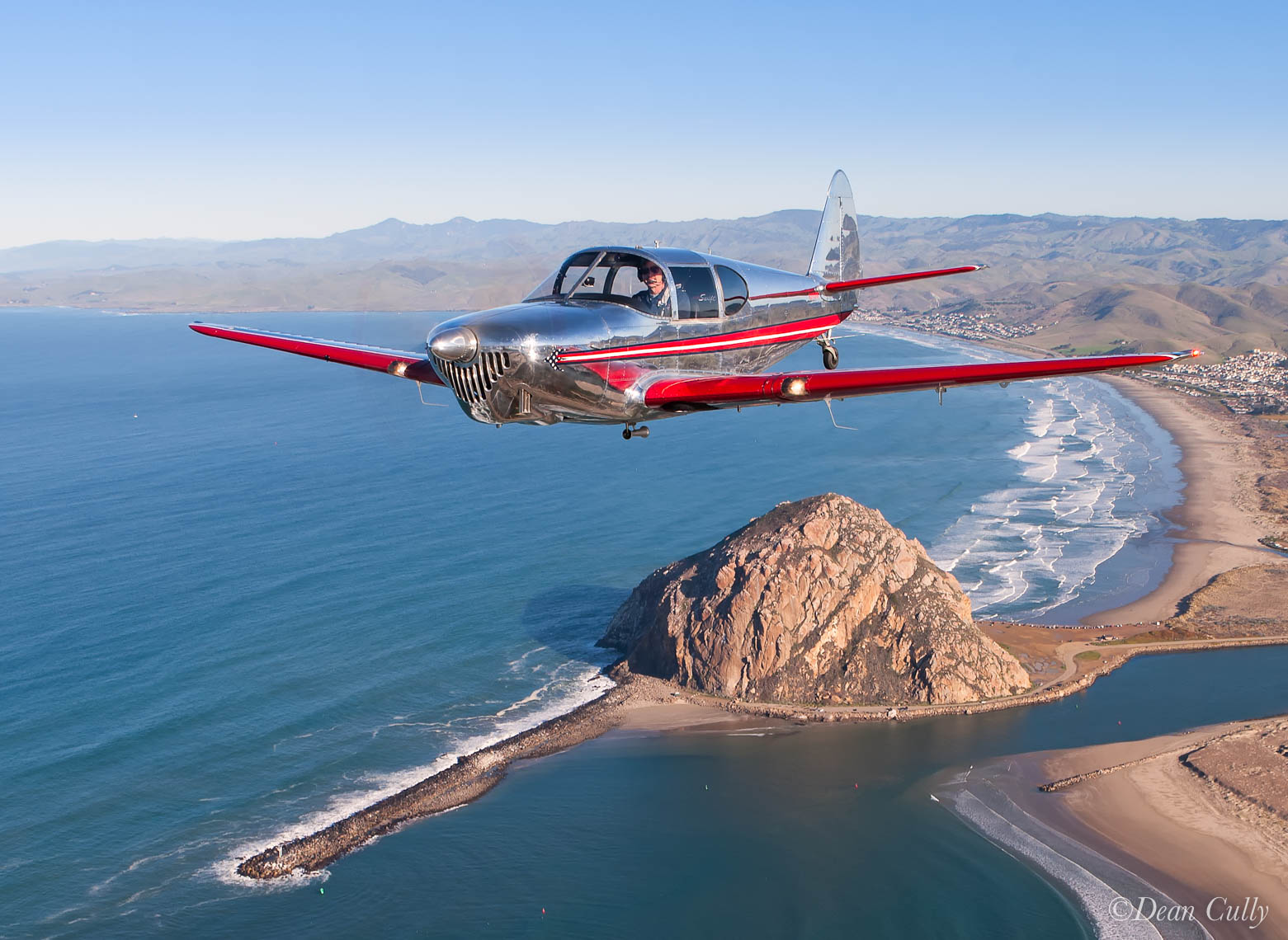 TEMCO Swift Above Morro Rock