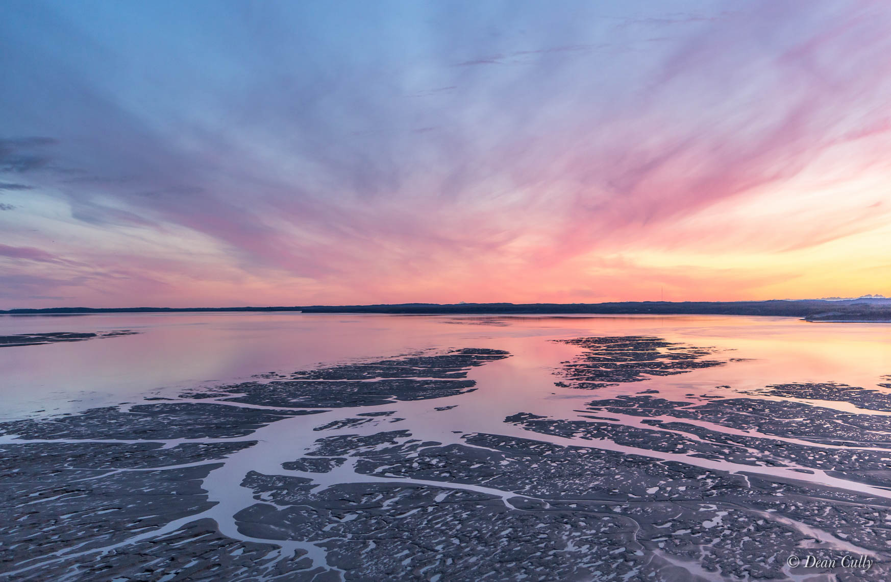 Knik Arm Mudflats at Sunset 4953