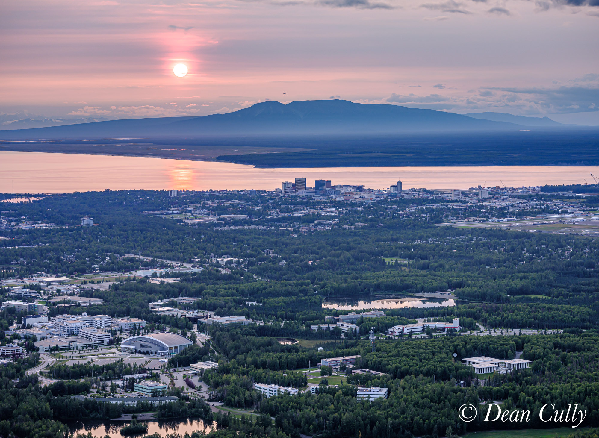 alaska_anchorage_uaa_sunset_aerial_cookinlet_mtsusitna_deancully